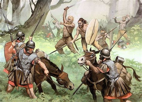 roman battles against germanic tribes